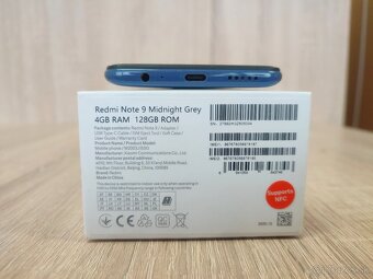 Xiaomi Redmi Note 9 4GB/128GB - 6