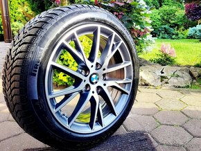 alu R17 5x112, senzory, zimné pneu 195/55, orig. BMW 1 - 6