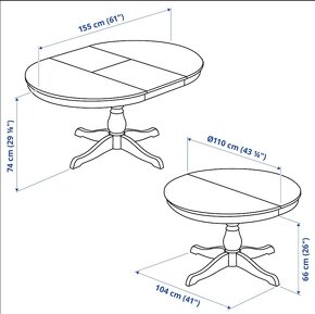 Jedálenský stôl IKEA - 6