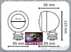 Přídavná světla na chopper H3,H3 LED,evr.homologace E4. - 6