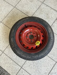 Predám plechové disky so zimnými gumami 145/70 R13 - 6