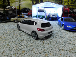 model auta VW Scirocco R biela farba Otto mobile 1:18 - 6