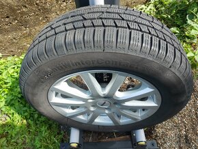 Zimná sada Alutec - 5x112 R16 + Continental 215/60 r16 - 6