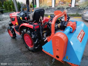 Japonský malotraktor Kubota 4x4 - 6