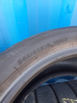 2x letné pneumatiky 245/45 R18 Bridgestone - 6