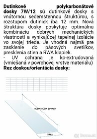 Lexan Polikarbonat dutinkovy 7 komorovy - 6