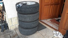 Zimné pneu 205/55 R16 + disky 5x120 BMW1 a 3 - 6