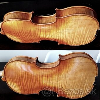 husle 4/4 model Stradivari ( gold-orange oil) - 6