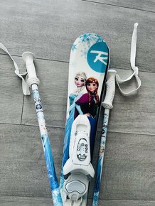 Predám dievčenské Lyže Rossignol Frozen 80cm + palice - 6