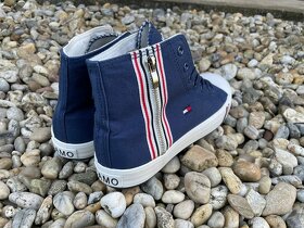 Tmavomodré Tommy Hilfiger tenisky - 6