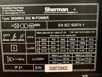 Zváračka DIGIMIG 202 M-POWER - 6