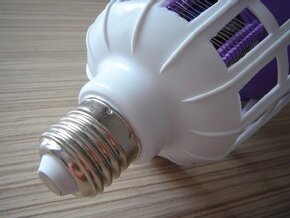 15W LED žiarovka s UV lapačom hmyzu, E27 - 6