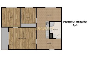 PONÚKAME NA PREDAJ 3 IZBOVÝ BYT S LODŽIOU, 71 M2, HUMENNÉ - 6