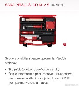 Hilti jadrová vŕtačka komplet set - 6