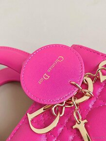 Dior kabelka pink , cd , Christian Dior - 6