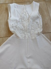 Biele krátke šaty - 6