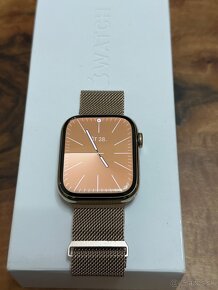 Apple Watch 7 45mm Stainless Steel Gold Cellular LTE - 6