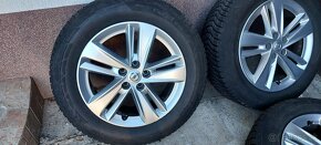 Alu Opel 5x115 a zimné Barum Polaris 5 215/65 R17 - 6