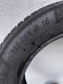 215/55 R16 Michelin zimne pneumatiky - 6