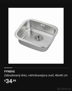 Kuchynský drez Ikea - 6