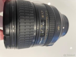 Nikon 24-85mm f/3,5-4,5G ED VR  Prodám objektiv ve velice pě - 6