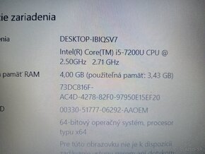 predám základnú dosku z notebooku Lenovo V130 - 6