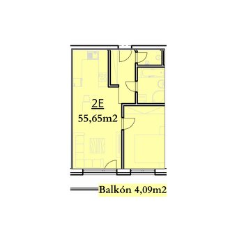 Na predaj 2 -izbový byt v projekte NOVÉ GAJARY - SKOLAUDOVAN - 6