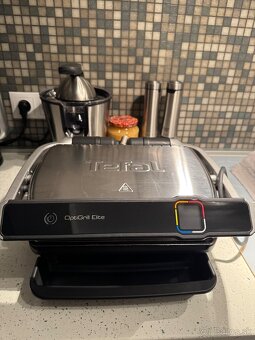 Elektrický gril Tefal OptiGrill Elite XL GC760D30 Strieborný - 6