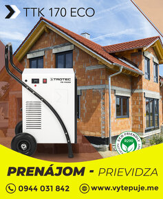 ✅ Prenájom - profi odvlhčovač vzduchu -TROTEC TTK 170 - 6