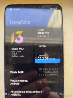 Xiaomi Redmi Note 9 128 GB - 6