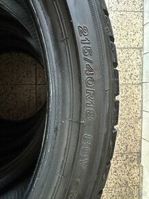 Predám letné pneu 215/40R18 89Y Bridgestone T005 - 6