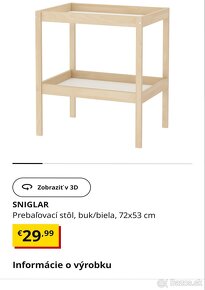 Prebaľovací pult IKEA - 6