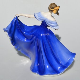 Royal Doulton - Porcelánová soška Dáma s vejárom - 6