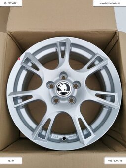 Nove Škoda Fabia, Rapid, Roomster 6X15 ET38 5X100 1206 - 6