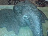 Hlava slona drevorezba - 6