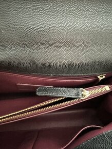 Chanel čierna kožená kabelka 1:1 - 6