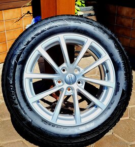 alu R17 5x112, zimné pneu 225/60, orig. Audi A6 - 6