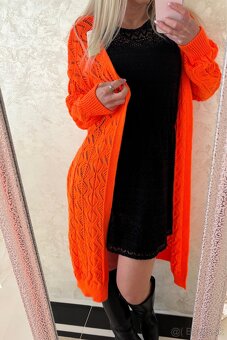 Damsky Cardigan neo orange - 6