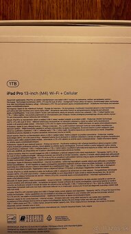 iPad pro 13" M4 Cellular 1T - 6