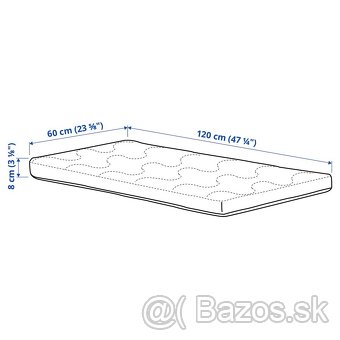 Predám detskú postieľku Ikea SUNDVIK s matracom - 6