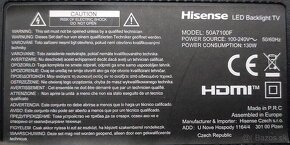 Predám 4KUHD SMART TV Hisense 50A7100F (126cm) - 6