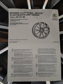 18" originál sada alu ŠKODA + zimné 225/45 18. - 6