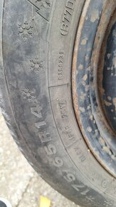 Dunlop 175/65 R14 zimne, 14 disky 4x100 - 6