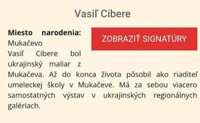 Vasiľ Cibere - olejomaľba na plátne - 6