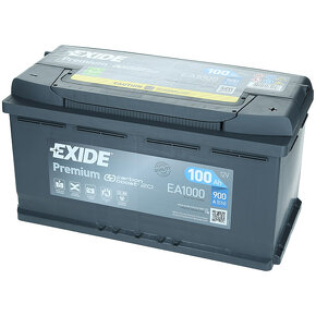 Predám Exide Premium 12V 100Ah 900A EA1000 - 6