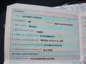 Škoda Fabia 1,2 r. 2006 benzín,, Rezervované,, - 6