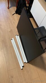 Cierny stol IKEA 100x60 Linnmon - 6