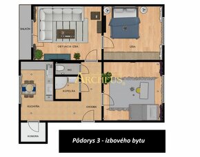 3 IZBOVÝ BYT S BALKÓNOM NA PREDAJ, 67 M2, HUMENNÉ - 6