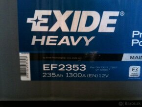 Bateria VARTA  EFB  +70 Ah 420 A a EXIDE 235 Ah 1300 A - 6