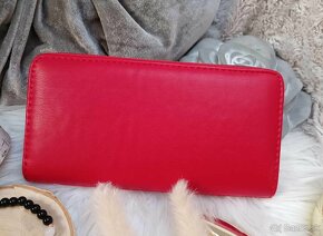 Dámska červená peňaženka - 6